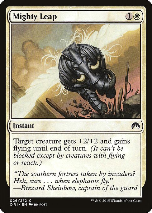 Mighty Leap card from ORI #26