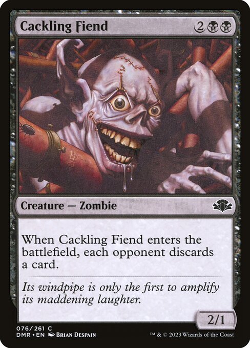 Cackling Fiend card from DMR #76