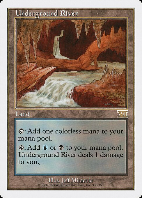 Underground River card from 6ED #330