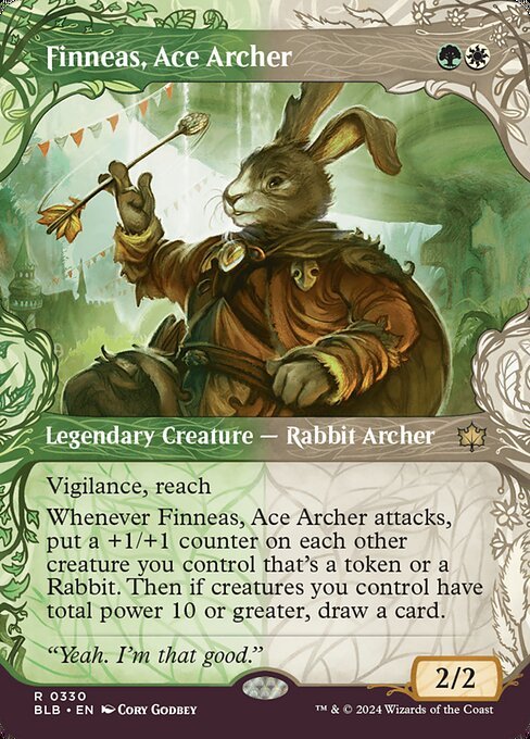 Finneas, Ace Archer card from BLB #330