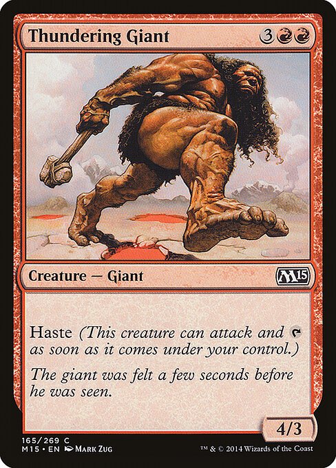 Thundering Giant card from M15 #165