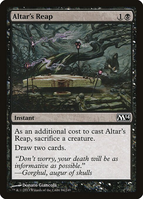 Altar's Reap card from M14 #84