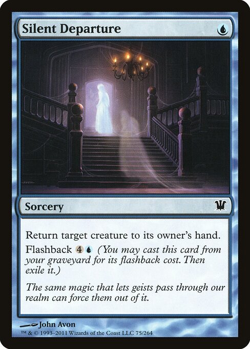 Silent Departure card from ISD #75