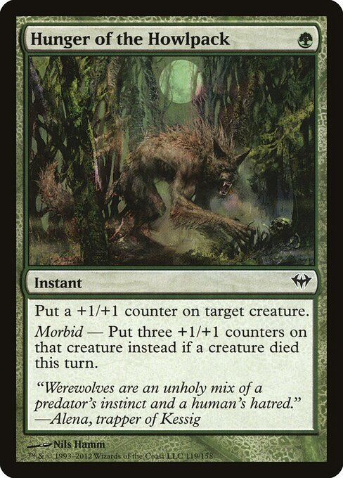 Hunger of the Howlpack card from DKA #119