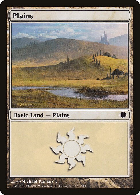Plains (231) card from ALA #231