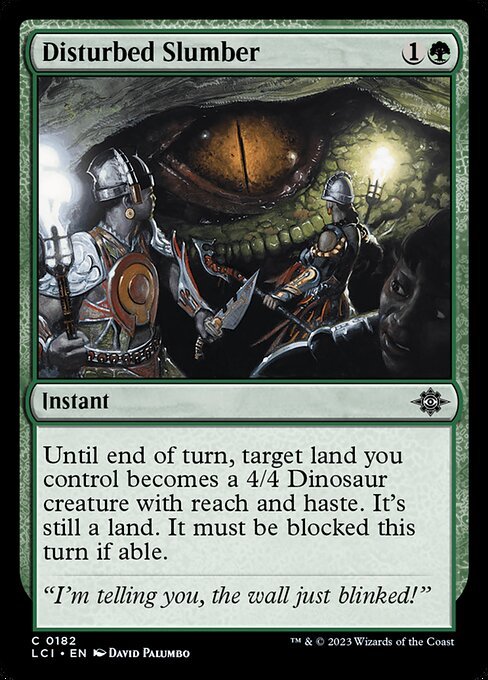 Disturbed Slumber card from LCI #182