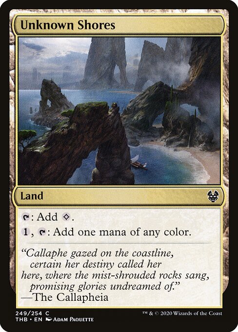 Unknown Shores card from THB #249