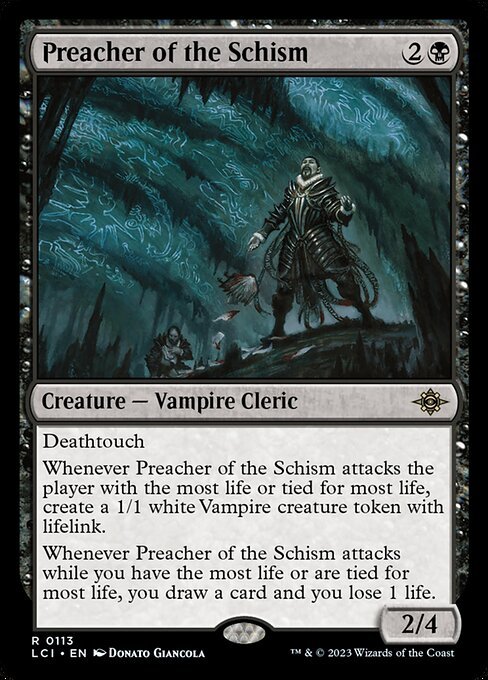 Preacher of the Schism card from LCI #113