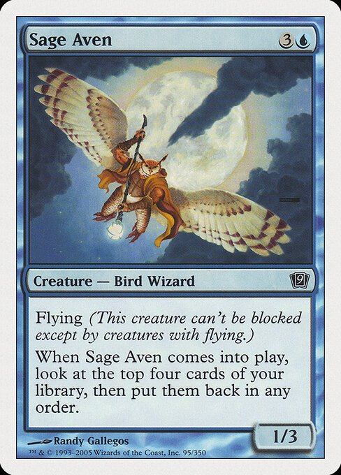 Sage Aven card from 9ED #95