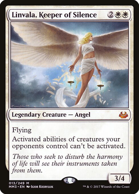 Linvala, Keeper of Silence card from MM3 #13