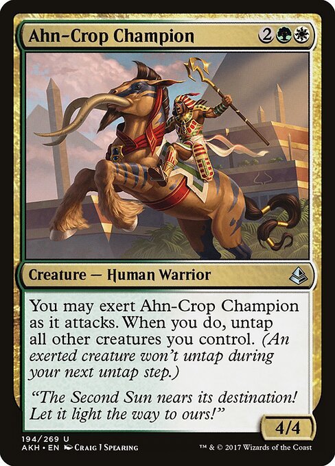 Ahn-Crop Champion card from AKH #194