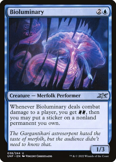 Bioluminary card from UNF #38