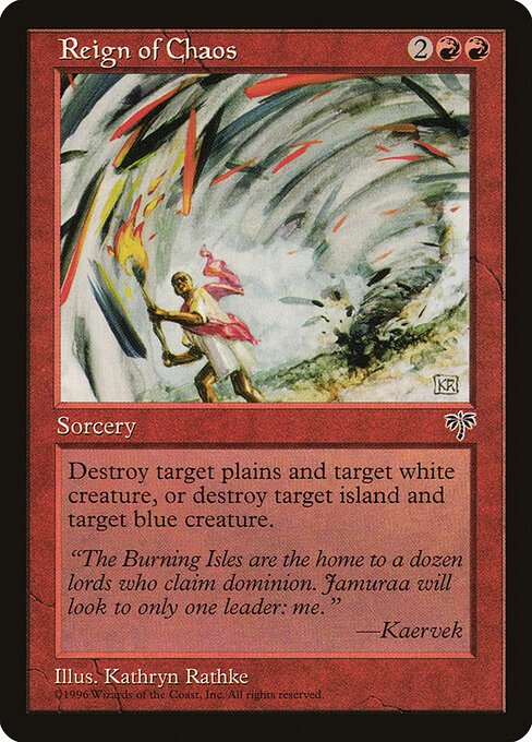 Reign of Chaos card from MIR #product-5201