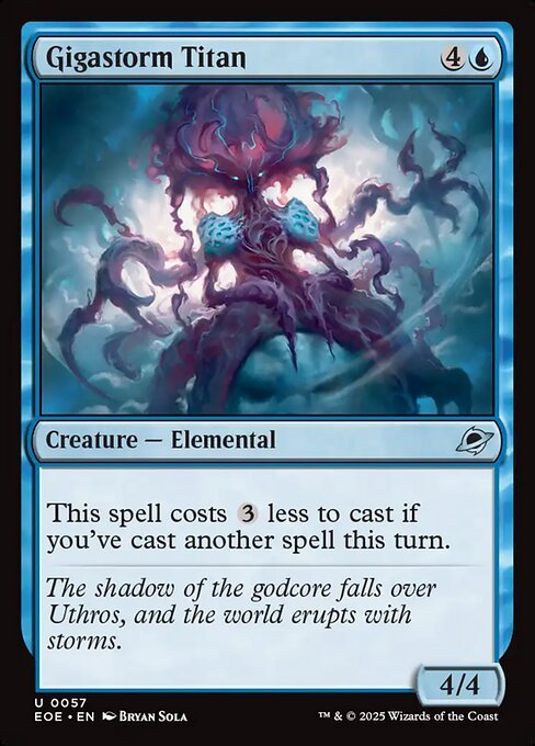 Gigastorm Titan card from EOE #57
