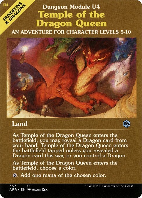 Temple of the Dragon Queen card from AFR #357
