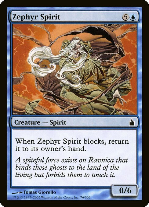 Zephyr Spirit card from RAV #76