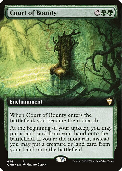 Court of Bounty card from CMR #676