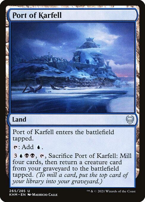 Port of Karfell card from KHM #265