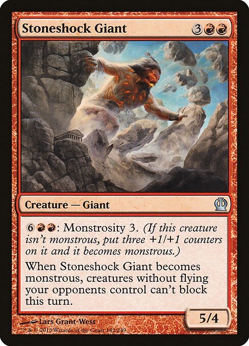 Stoneshock Giant card from THS #142