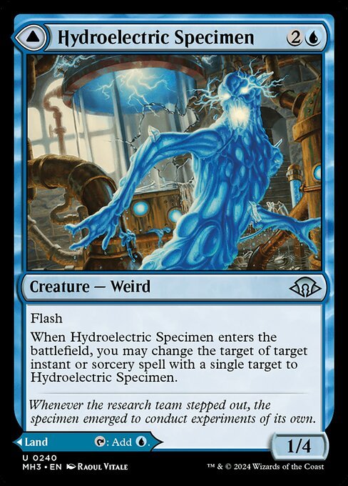 Hydroelectric Specimen card from MH3 #240