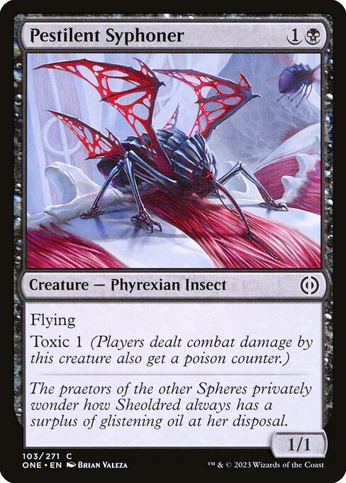 Pestilent Syphoner card from ONE #103