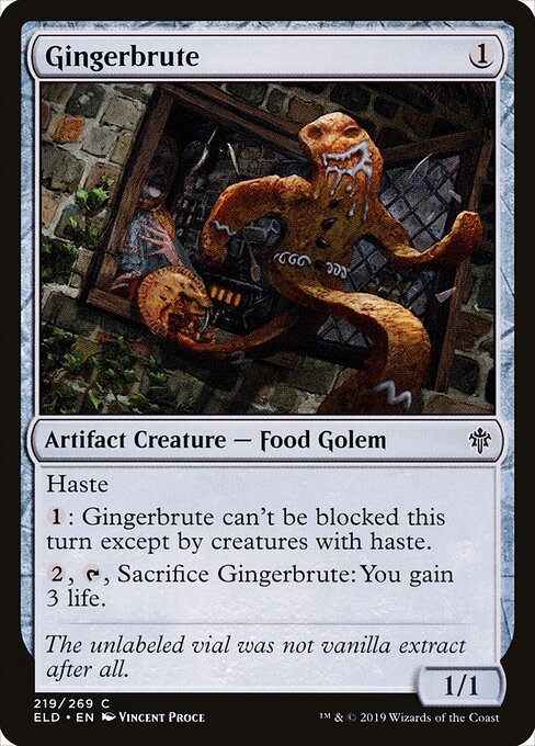 Gingerbrute card from ELD #219