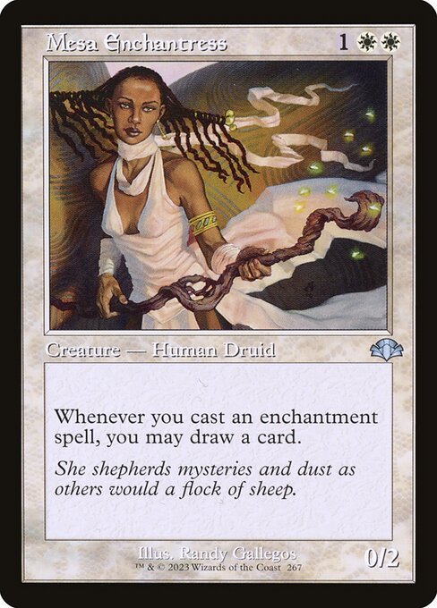 Mesa Enchantress card from DMR #267