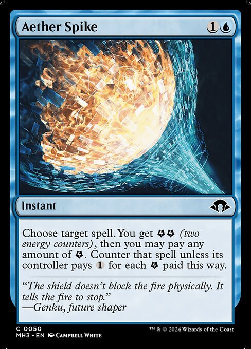 Aether Spike card from MH3 #50