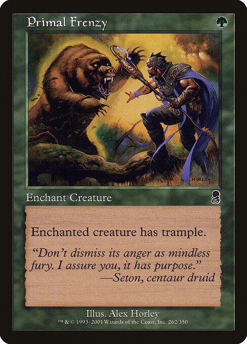 Primal Frenzy card from ODY #262