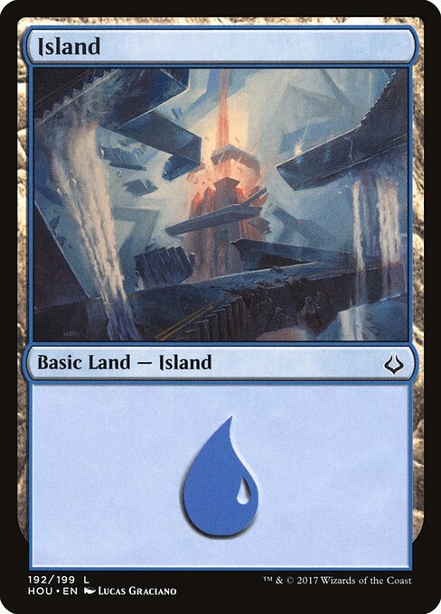 Island (192) card from HOU #192