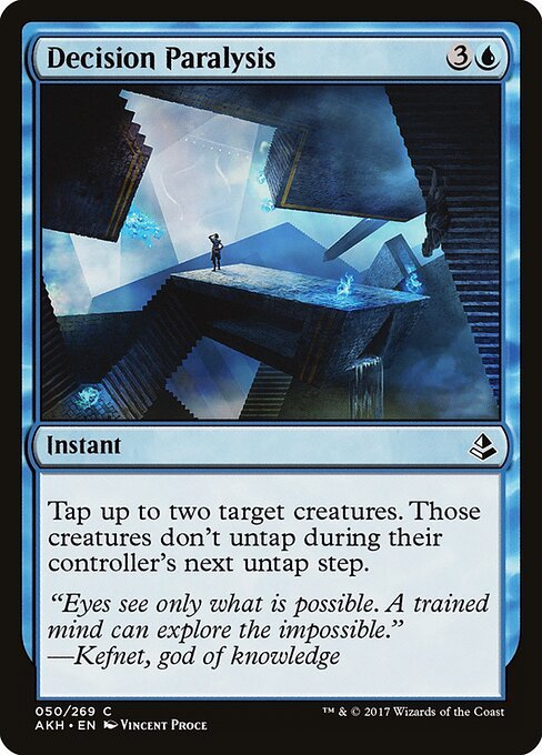 Decision Paralysis card from AKH #50