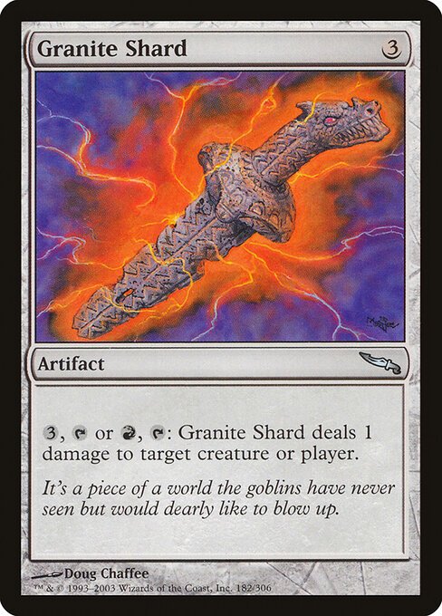 Granite Shard card from MRD #182