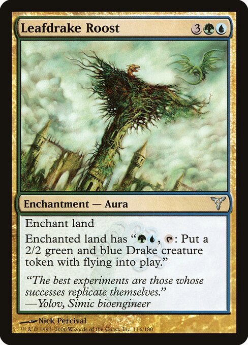 Leafdrake Roost card from DIS #116
