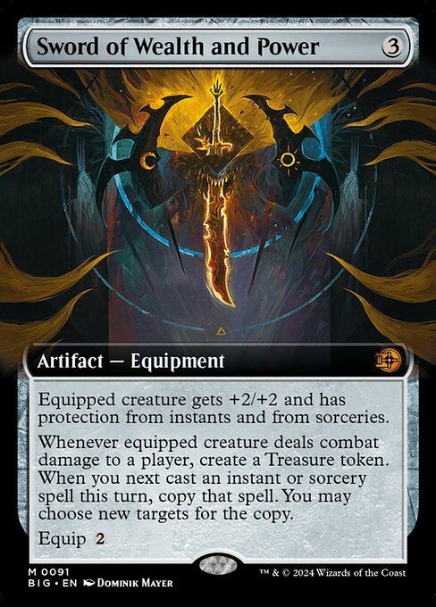 Sword of Wealth and Power card from BIG #91