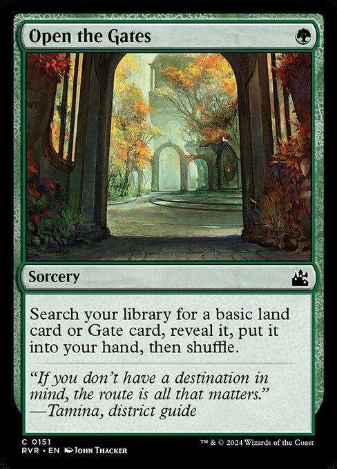 Open the Gates card from RVR #151