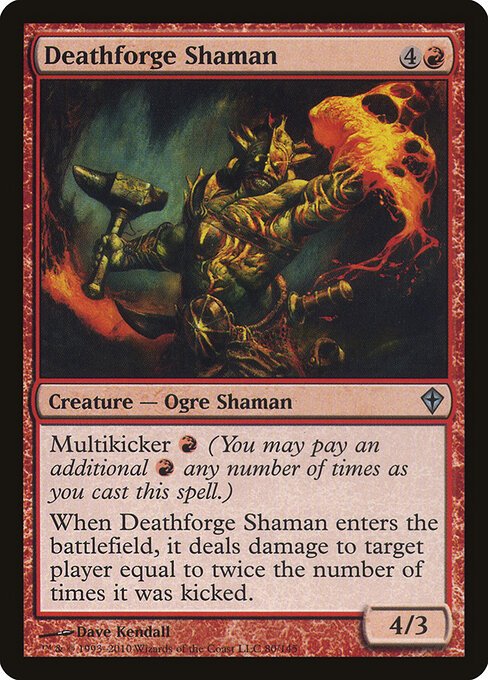 Deathforge Shaman card from WWK #80