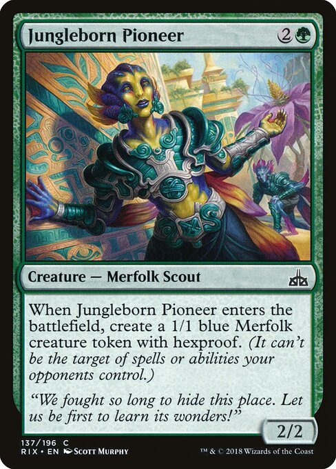 Jungleborn Pioneer card from RIX #137