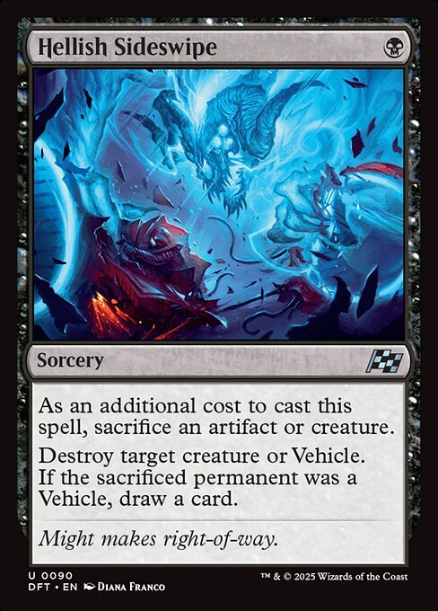 Hellish Sideswipe card from DFT #90