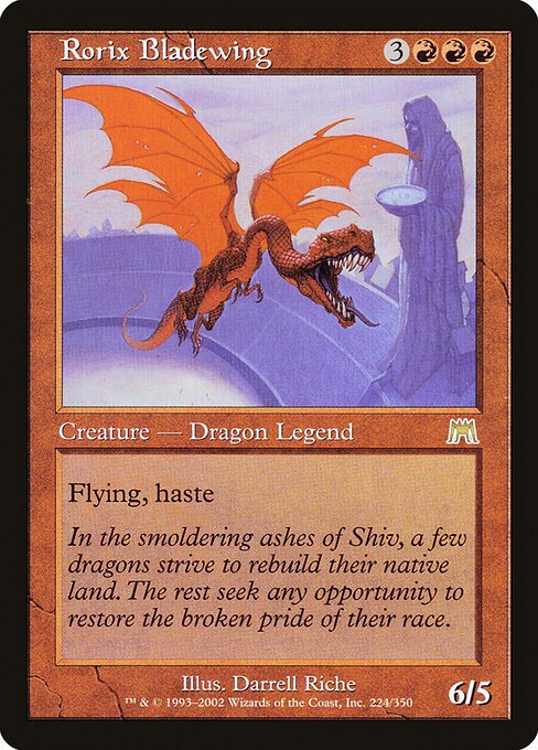 Rorix Bladewing card from ONS #224