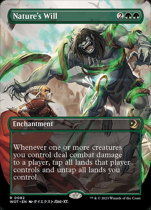 Nature's Will card from WOT #82