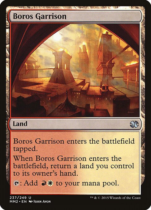 Boros Garrison card from MM2 #237