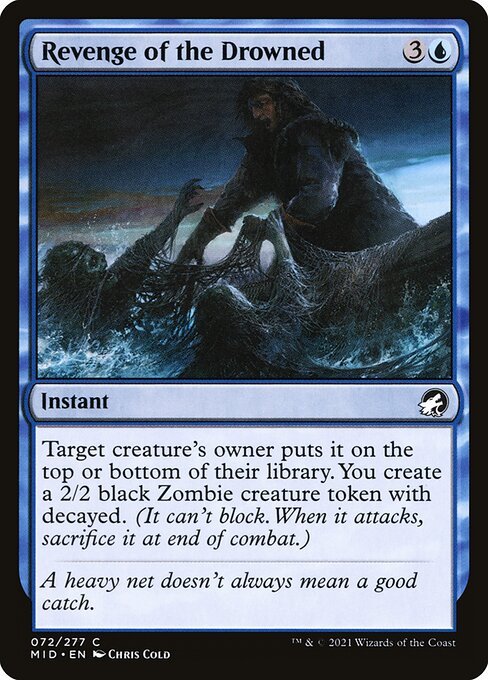 Revenge of the Drowned card from MID #72