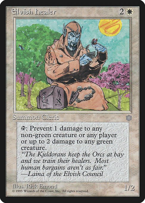 Elvish Healer card from ICE #product-4659