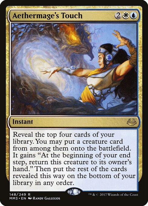 Aethermage's Touch card from MM3 #148