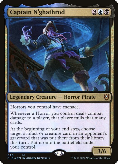 Captain N'ghathrod card from CLB #646