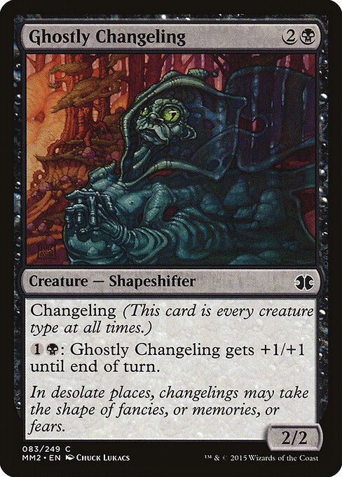 Ghostly Changeling card from MM2 #83