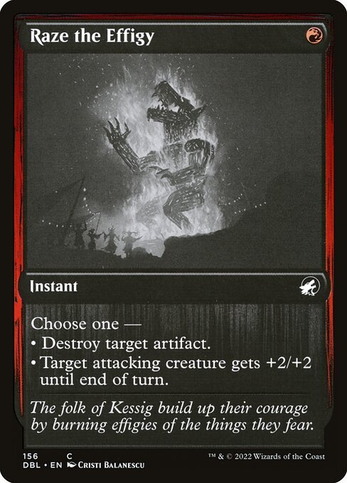 Raze the Effigy card from DBL #156