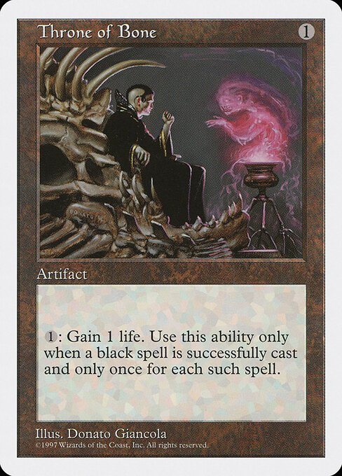 Throne of Bone card from 5ED #product-2405