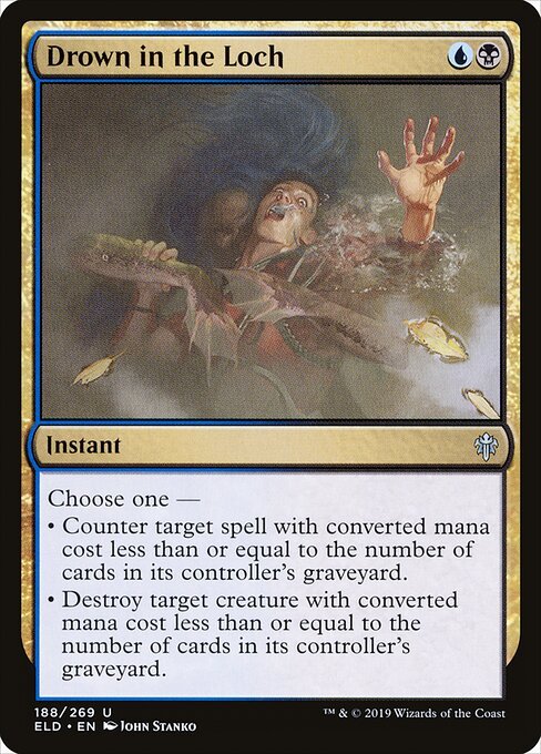 Drown in the Loch card from ELD #188