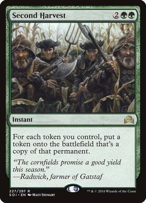 Second Harvest card from SOI #227